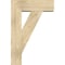 Ekena Millwork Traditional Block Rough Sawn Bracket w/ Offset Brace, Douglas Fir, 8"W x 24"D x 36"H BKT0806X24X36TRA05RDF - alternate 3